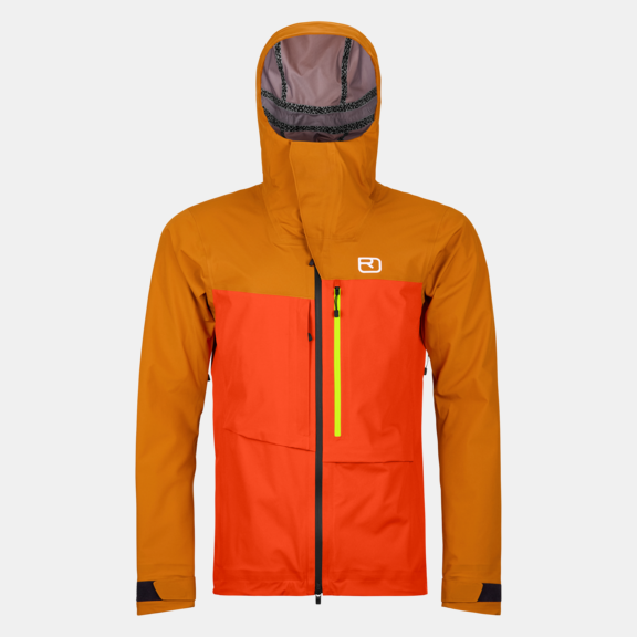 Orange shell jacket store